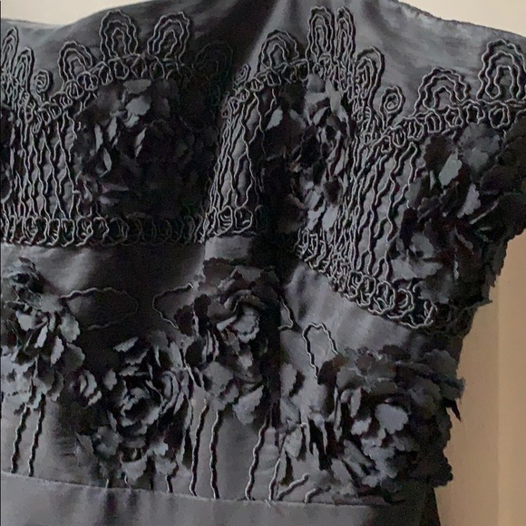 Black Mini Evening Dress - Picture 2 of 3